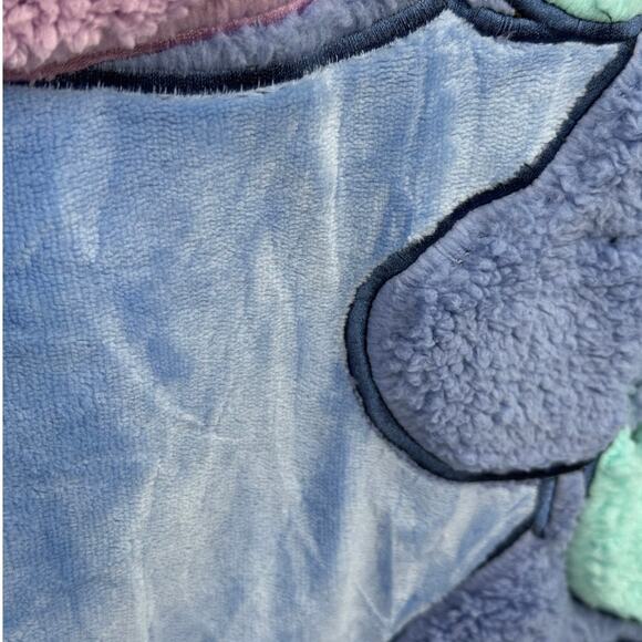 Disney Lilo & Stitch Soft Fleece Throw Blanket Blue Cozy Bedding Home Decor - Picture 2 of 2